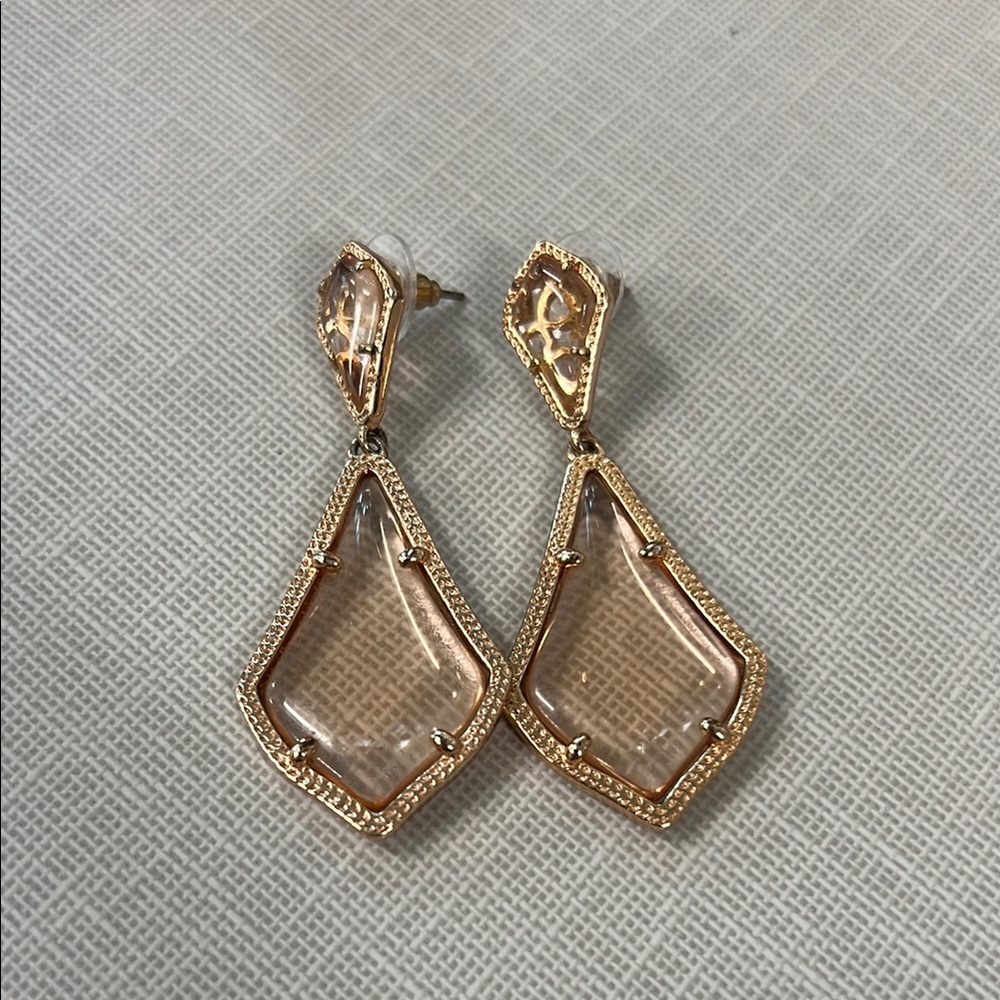 Kendra Scott Elegant Gold Drop Earrings